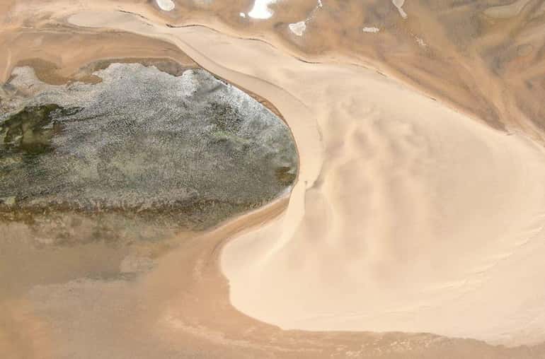 شاطئ لغريد la dune blanche